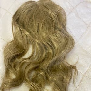 Strawberry blonde hair topper